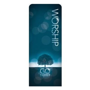 Deeper Roots Worship Vertical 2'7" x 6'7" Sleeve Banners