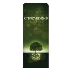 Deeper Roots Stewardship 2'7" x 6'7" Sleeve Banners