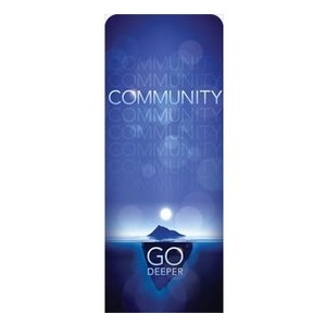 Deeper Iceberg Community 2'7" x 6'7" Sleeve Banners