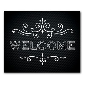 Chalk Welcome Jumbo Banners