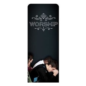 Chalk Worship People 2'7" x 6'7" Sleeve Banners