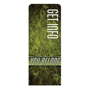 You Belong Information 2'7" x 6'7" Sleeve Banners