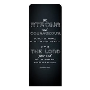 Chalk Josh 1:9 2'7" x 6'7" Sleeve Banners