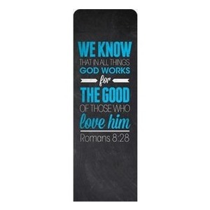 Slate Romans 8:28   2' x 6' Sleeve Banner