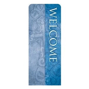 Cross Welcome 2'7" x 6'7" Sleeve Banners