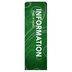 Flouish Information   2' x 6' Sleeve Banner