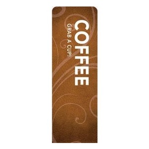 Flourish Coffee 2' x 6' Sleeve Banner