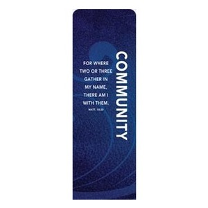 Flourish Community 2' x 6' Sleeve Banner