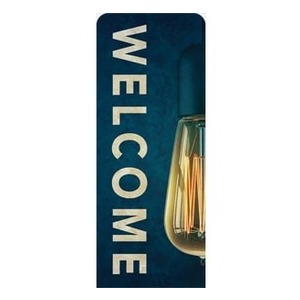 Retro Light Welcome 2'7" x 6'7" Sleeve Banners