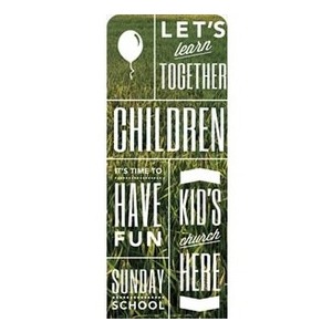 Phrases Children 2'7" x 6'7" Sleeve Banners