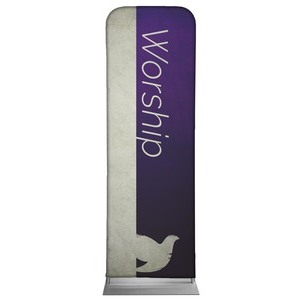 Color Block Worship 2' x 6' Sleeve Banner