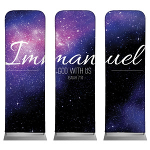 Immanuel Isaiah 7:14 2' x 6' Sleeve Banner