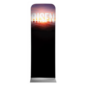 Mountain Risen 2' x 6' Sleeve Banner