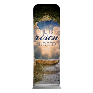 Risen Open Tomb 2' x 6' Sleeve Banner