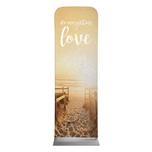 Photo Scriptures 1 Cor 16:14 2' x 6' Sleeve Banner