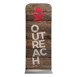 Shiplap Outreach Natural 2'7" x 6'7" Sleeve Banners