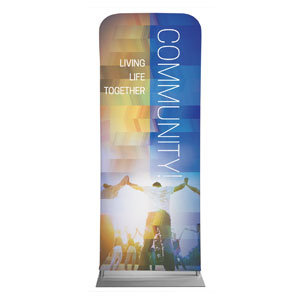 Modern Mosaic Community 2'7" x 6'7" Sleeve Banners