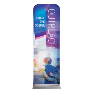 Modern Mosaic Outreach 2' x 6' Sleeve Banner