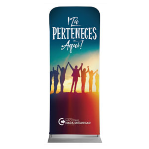 BTCS You Belong Here Spanish 2'7" x 6'7" Sleeve Banners