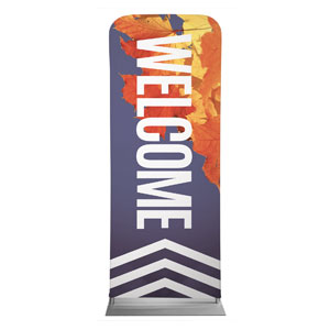 Chevron Welcome Fall 2'7" x 6'7" Sleeve Banners