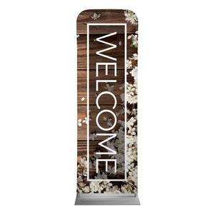 Wooden Slats Spring 2' x 6' Sleeve Banner