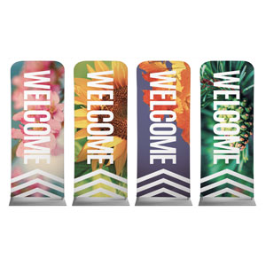 Chevron Welcome Season Set 2'7" x 6'7" Sleeve Banners