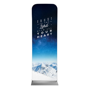 Mountains Trust 2' x 6' Sleeve Banner