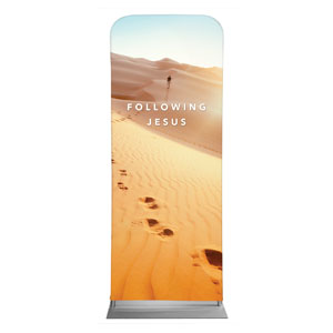 Following Jesus Sand Dunes 2'7" x 6'7" Sleeve Banners