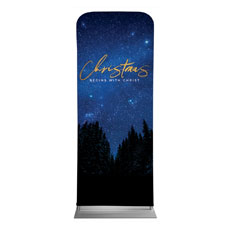 Night Sky Gold Script Christmas 