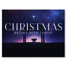 Begins With Christ Manger 