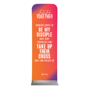 Easter Together Hues Scripture 2' x 6' Sleeve Banner