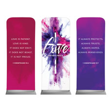 Love Never Fails Triptych 