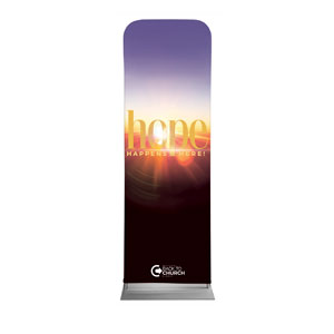 BTCS Hope Happens Here 2' x 6' Sleeve Banner