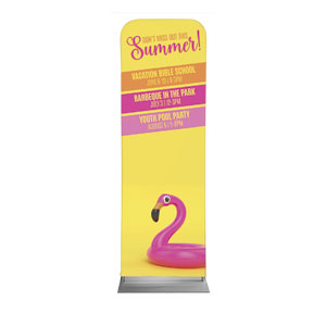 Summer Flamingo 2' x 6' Sleeve Banner