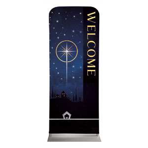 Bethlehem Christmas Star 2'7" x 6'7" Sleeve Banners