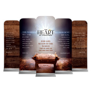 The Heart of Christmas Set 2' x 6' Sleeve Banner