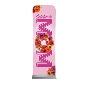 Celebrate Mom Pink 2' x 6' Sleeve Banner