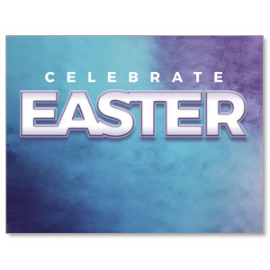 Cool Watercolor Easter Jumbo Banners