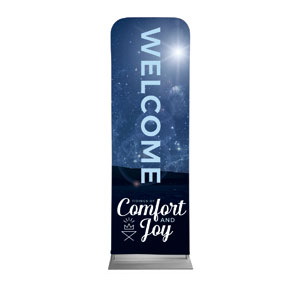 Comfort and Joy 2' x 6' Sleeve Banner