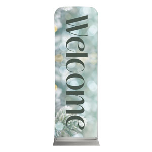 Christmas At Green Bokeh 2' x 6' Sleeve Banner