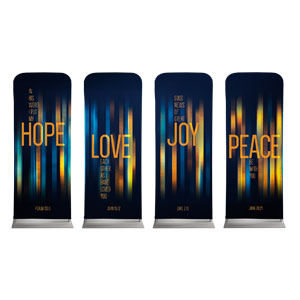 Advent Lights Set 2'7" x 6'7" Sleeve Banners