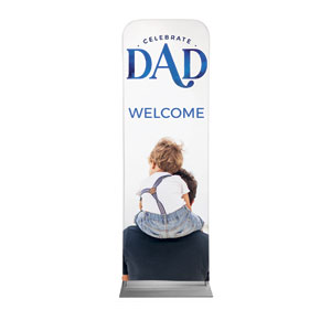 Celebrate Dad Son 2' x 6' Sleeve Banner