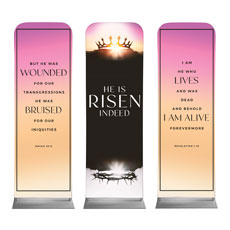 Risen Indeed Crowns Triptych 