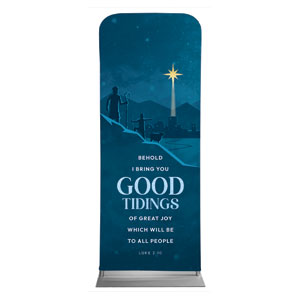 Christmas Story Luke 2:10 2'7" x 6'7" Sleeve Banners