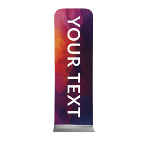 Vibrant Paint Your Text 2' x 6' Sleeve Banner