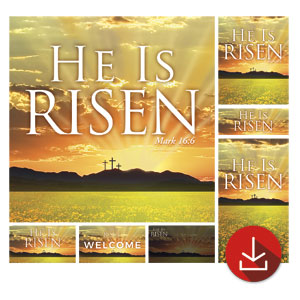 He is Risen Church Graphic Bundles