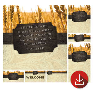 Fresh Air Wheat Church Graphic Bundles