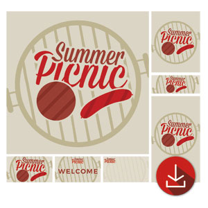 Summer Picnic Church Graphic Bundles