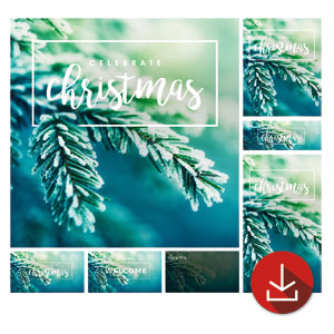 Christmas Branches Church Graphic Bundles