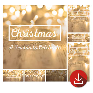 Gold Lights Church Graphic Bundles